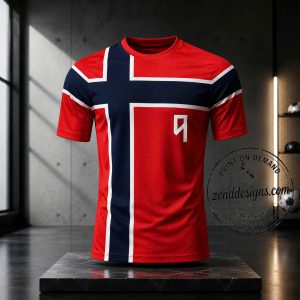 Haaland Norway soccer jersey shirt