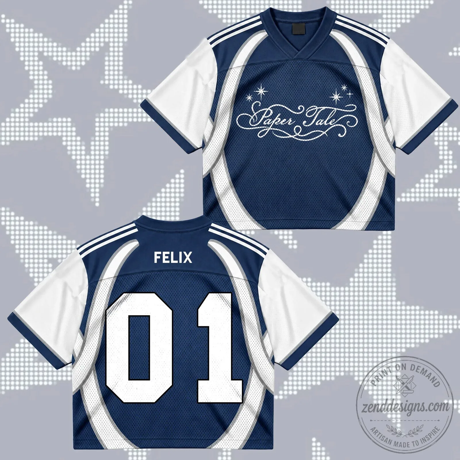 Paper Tale Stay Number Eight Football Jersey 15 Paper Tale Stay Number Eight Football Jersey