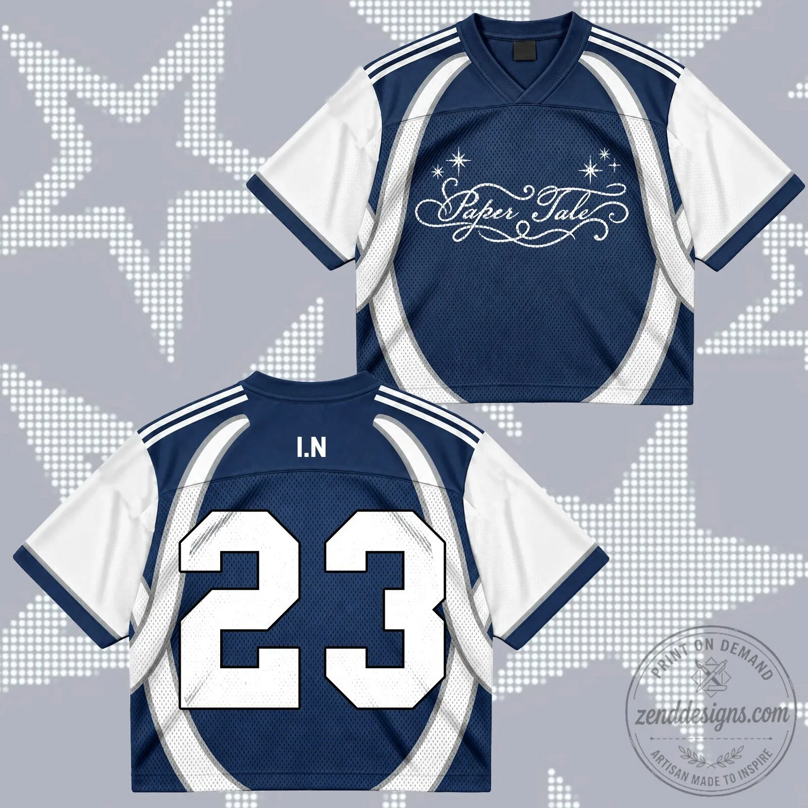 Paper Tale Stay Number Eight Football Jersey 17 Paper Tale Stay Number Eight Football Jersey