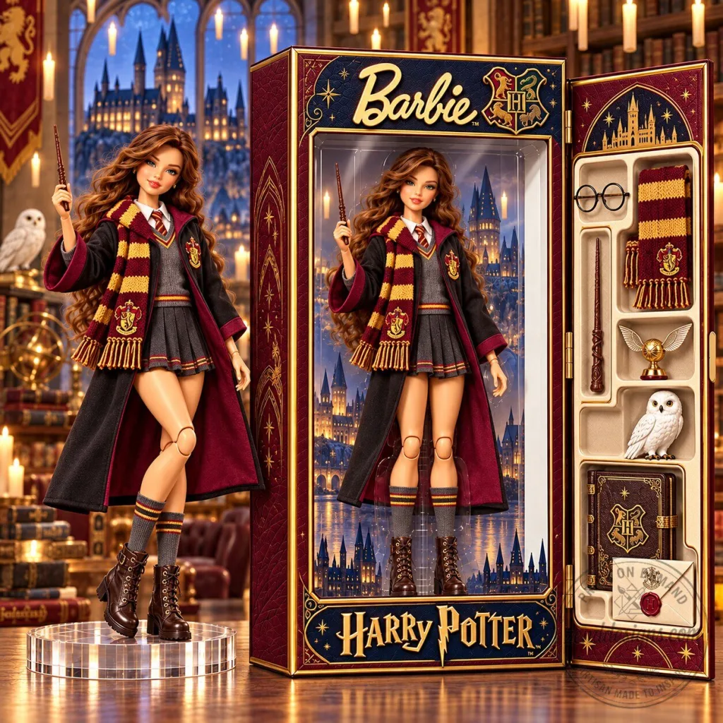 Barbie Harry Potter Hermione Granger Commemorative Collector Doll Figurine Barbie Harry Potter Hermione Granger Commemorative Collector Doll Figurine