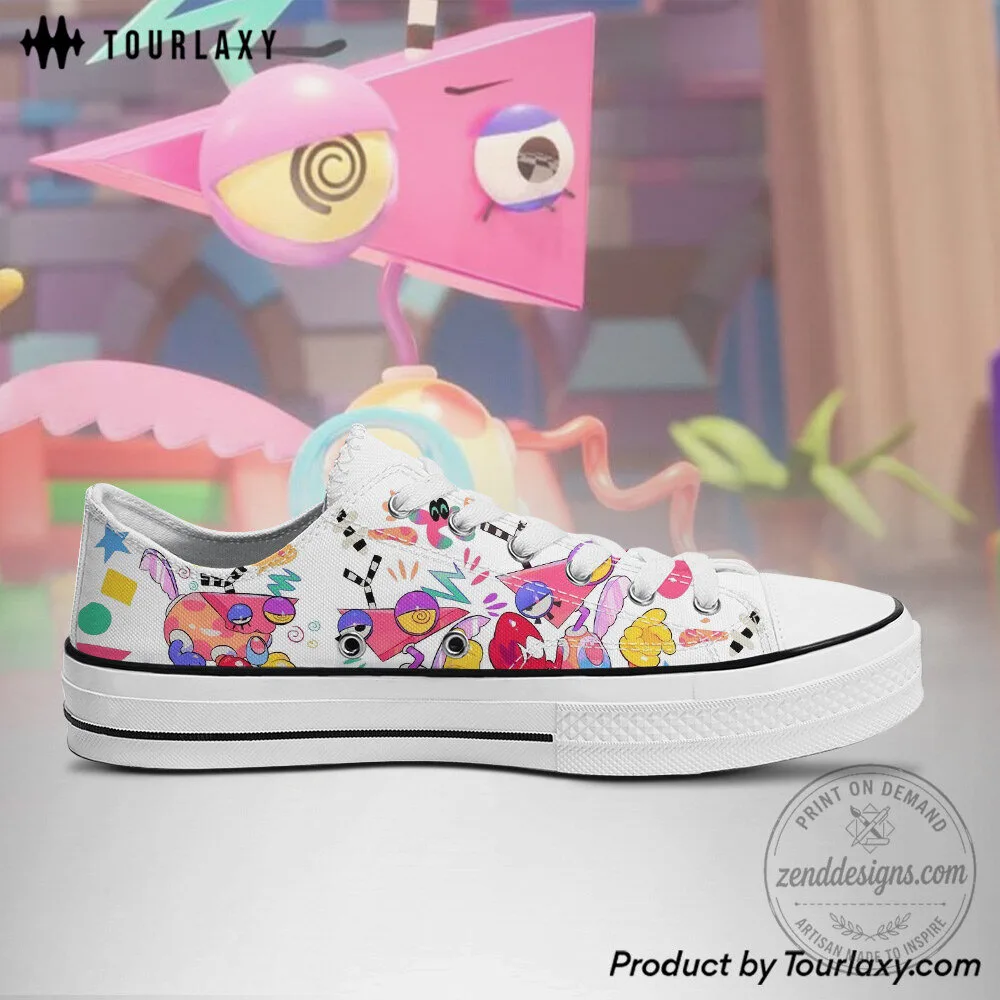The Amazing Digital Circus Zooble Character Pattern Low Top Canvas Shoes 5 The Amazing Digital Circus Zooble Character Pattern Low Top Canvas Shoes