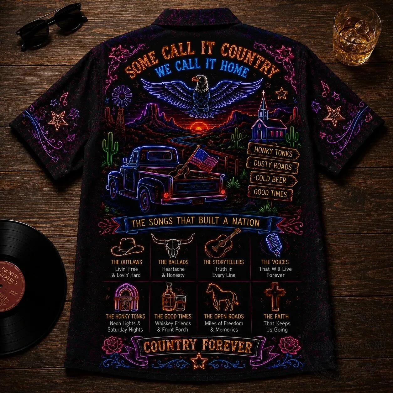 Country Music Legends Hawaiian Shirt - American Outlaws & Legends 6 Country Music Legends Hawaiian Shirt - American Outlaws & Legends