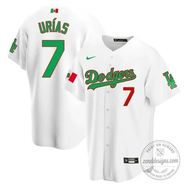 Julio Urias Mexican Heritage Jersey for Los Angeles Dodgers Baseball Fans 11 Julio Urias Mexican Heritage Jersey for Los Angeles Dodgers Baseball Fans