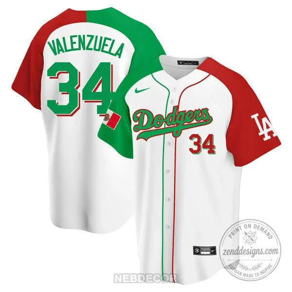 Julio Urias Mexican Heritage Jersey for Los Angeles Dodgers Baseball Fans 14 Julio Urias Mexican Heritage Jersey for Los Angeles Dodgers Baseball Fans