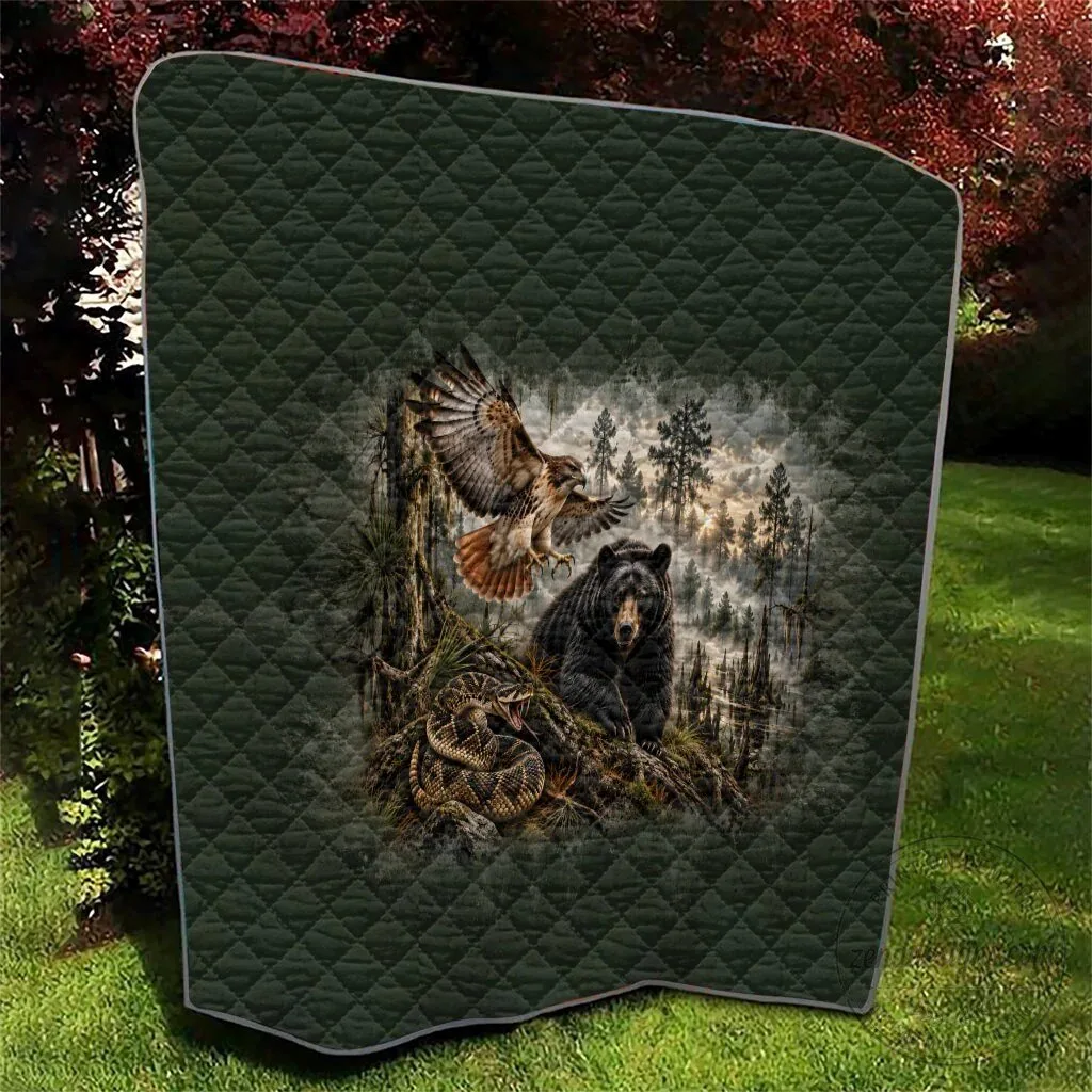 Chahta Yakni Tribe Land Of The Free Native American Wildlife Quilt 10 Chahta Yakni Tribe Land Of The Free Native American Wildlife Quilt