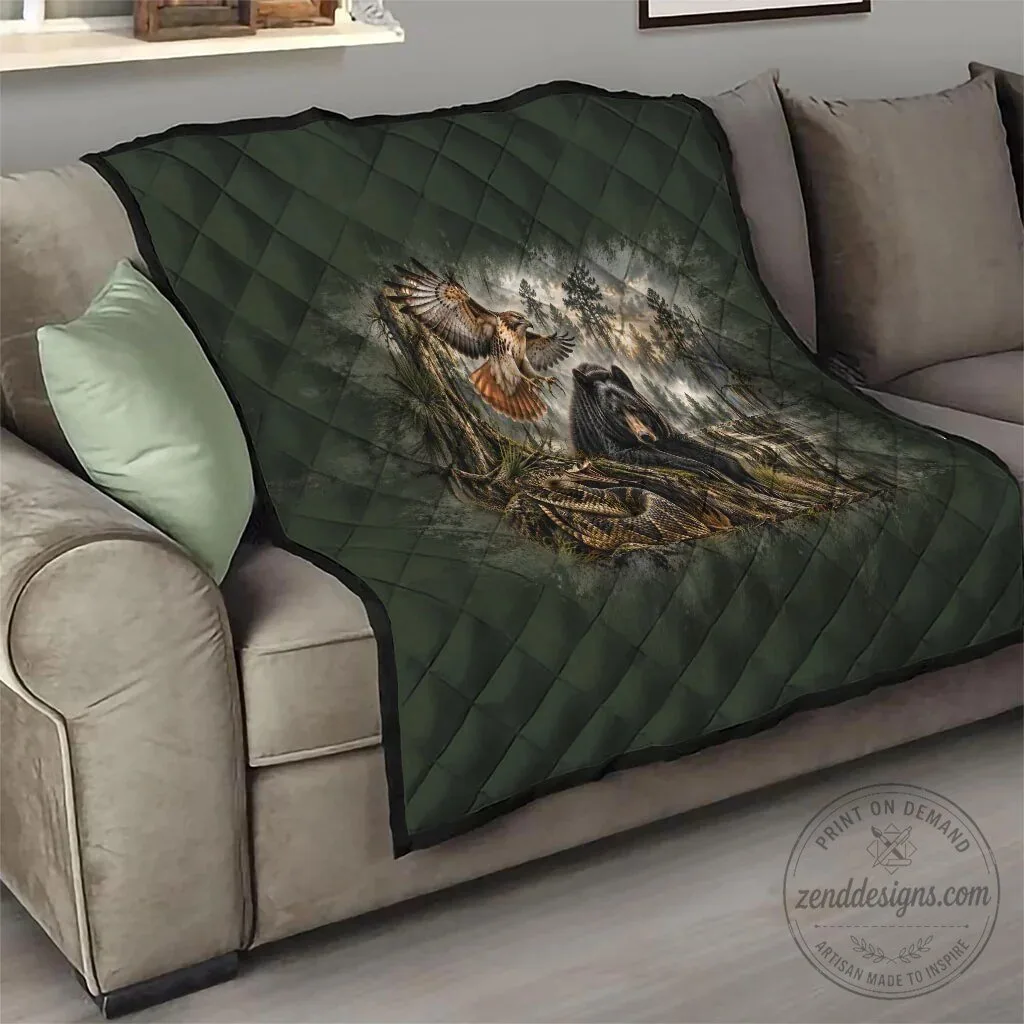 Chahta Yakni Tribe Land Of The Free Native American Wildlife Quilt 14 Chahta Yakni Tribe Land Of The Free Native American Wildlife Quilt