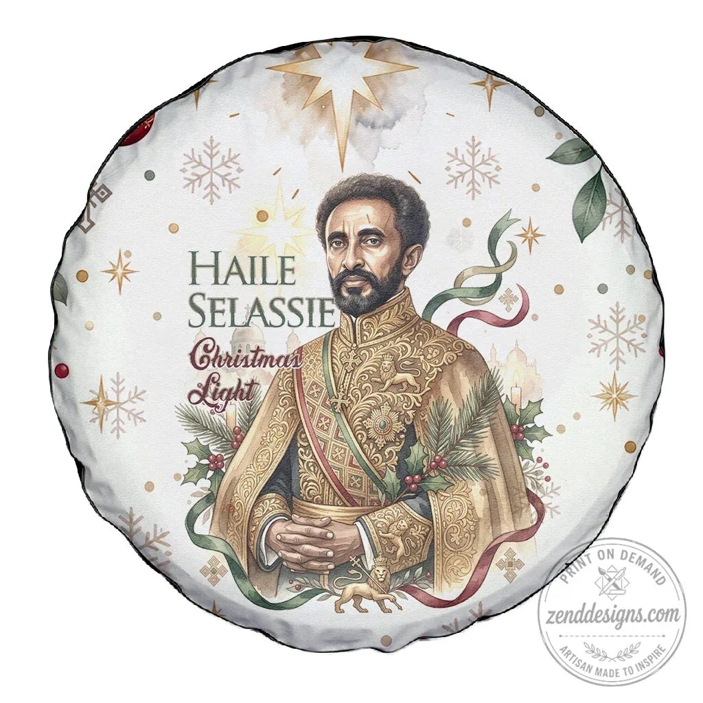 Haile Selassie Christmas Light Royal Ethiopian Orthodox Vintage Style Tire Cover 6 Haile Selassie Christmas Light Royal Ethiopian Orthodox Vintage Style Tire Cover