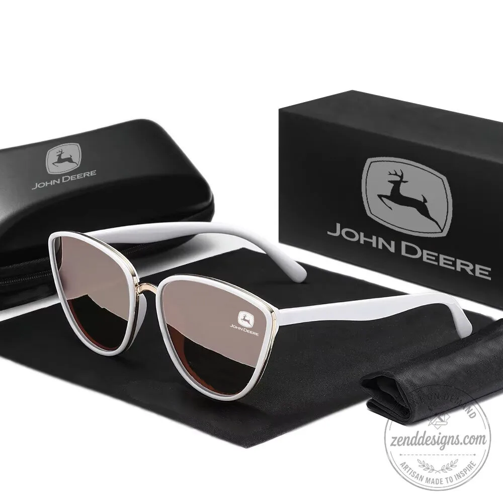 John Deere Branded Cat Eye Style Women's Fashion Sunglasses 7 John Deere Branded Cat Eye Style Women