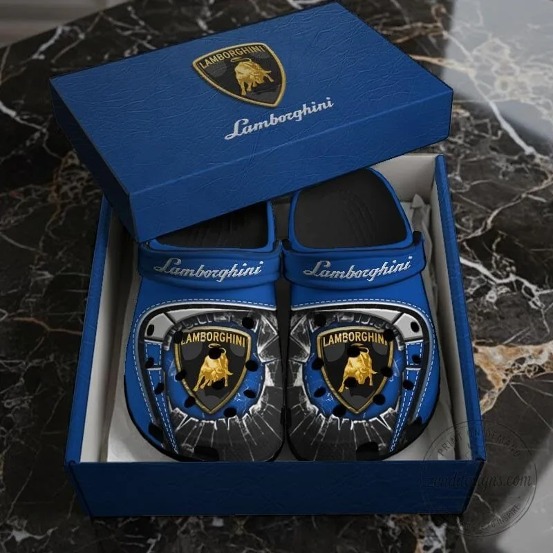 Lamborghini Classic Blue Car Logo Casual Comfortable Slip-On Shoes 12 Lamborghini Classic Blue Car Logo Casual Comfortable Slip-On Shoes