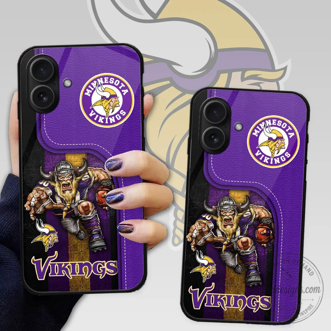 Minnesota Vikings Football Team Mascot Design Phone Case