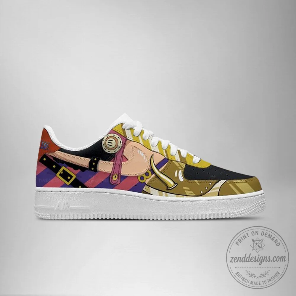 One Piece Usopp Character Design Custom Printed Casual Sneakers 5 One Piece Usopp Character Design Custom Printed Casual Sneakers