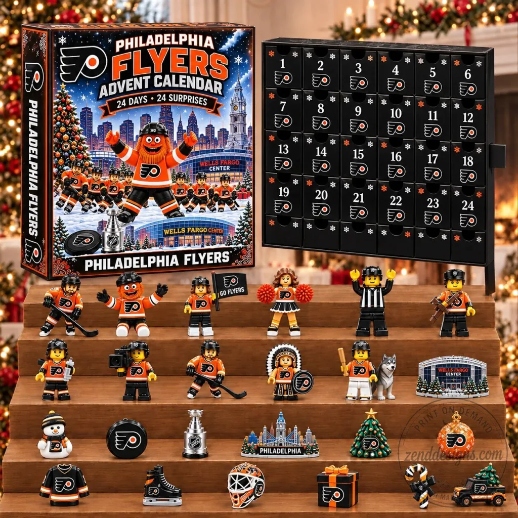 Philadelphia Flyers National Hockey League 24 Day Countdown Advent Calendar Philadelphia Flyers National Hockey League 24 Day Countdown Advent Calendar 2D