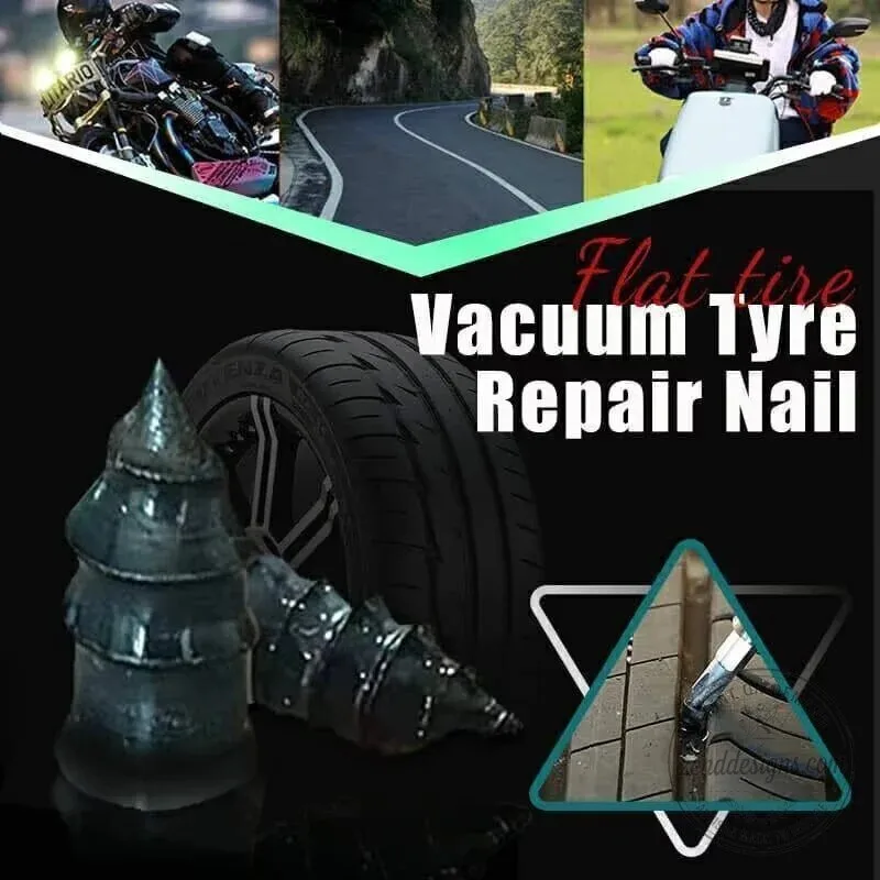 Tubeless Tire Repair Nails for Puncture Plug Tools and Roadside Fixes