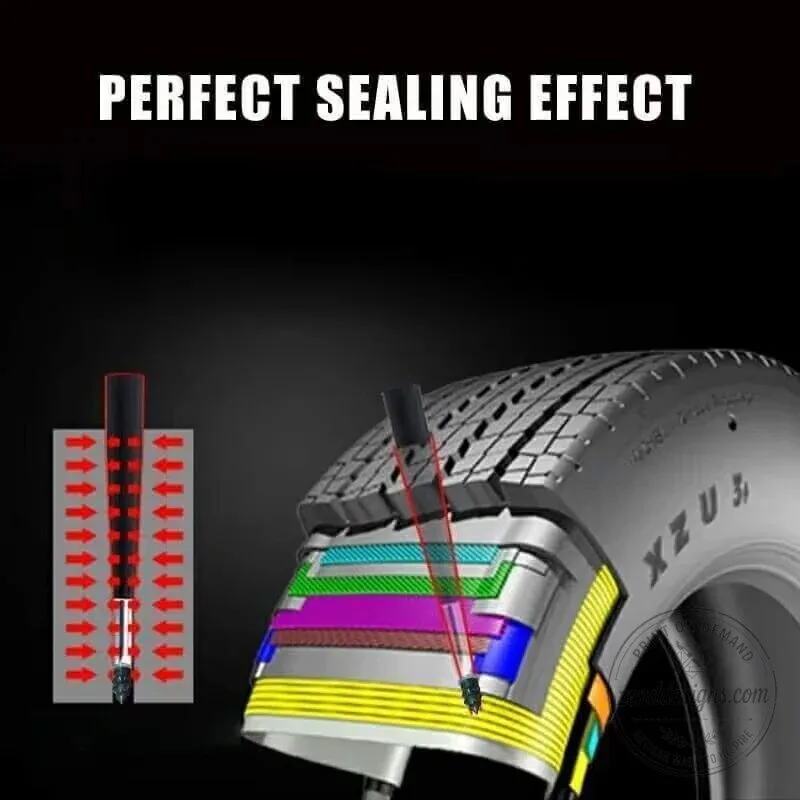Tubeless Tire Repair Nails for Puncture Plug Tools and Roadside Fixes 16 Tubeless Tire Repair Nails for Puncture Plug Tools and Roadside Fixes
