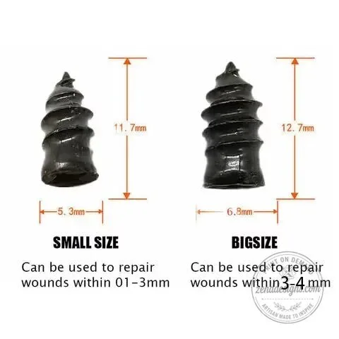 Tubeless Tire Repair Nails for Puncture Plug Tools and Roadside Fixes 21 Tubeless Tire Repair Nails for Puncture Plug Tools and Roadside Fixes
