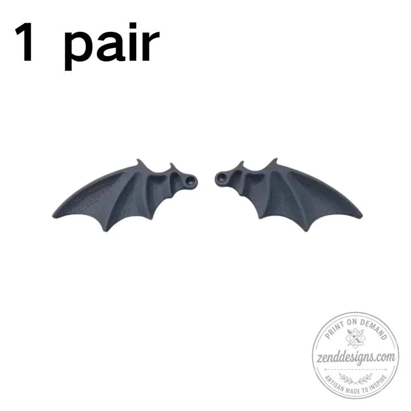 Bat Wing License Plate Frame Decoration Set for Car Bumper 14 Bat Wing License Plate Frame Decoration Set for Car Bumper