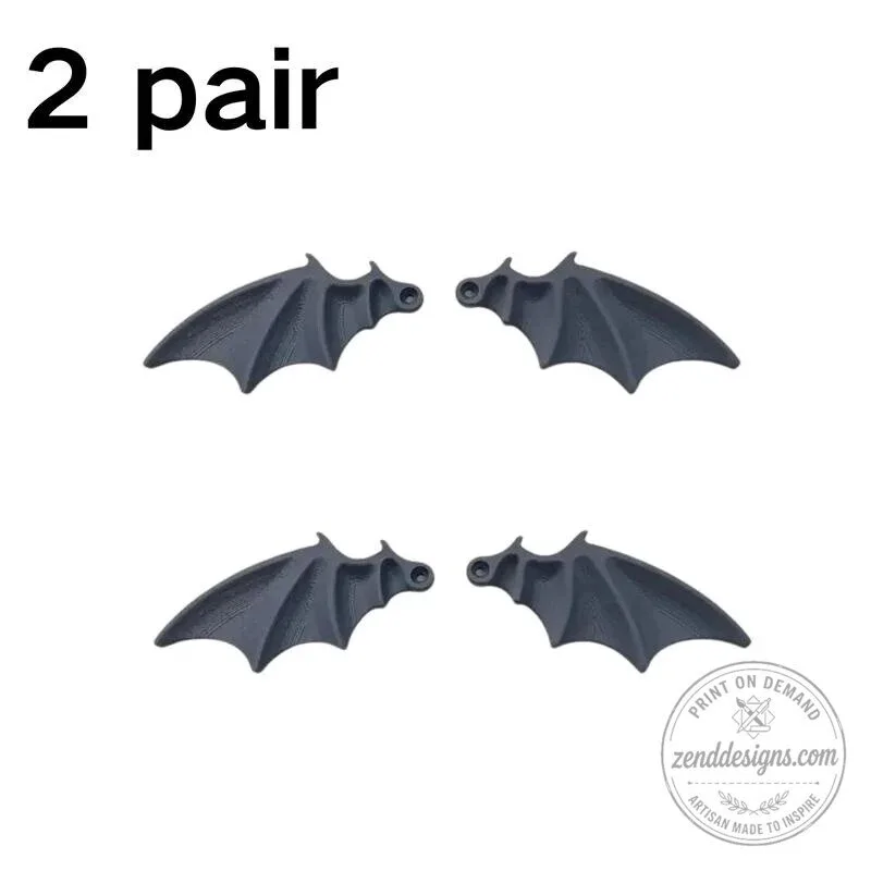 Bat Wing License Plate Frame Decoration Set for Car Bumper 15 Bat Wing License Plate Frame Decoration Set for Car Bumper