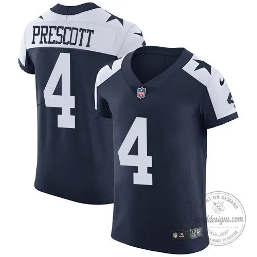 Dak Prescott Dallas Cowboys Navy Blue Stitched NFL Football Jersey