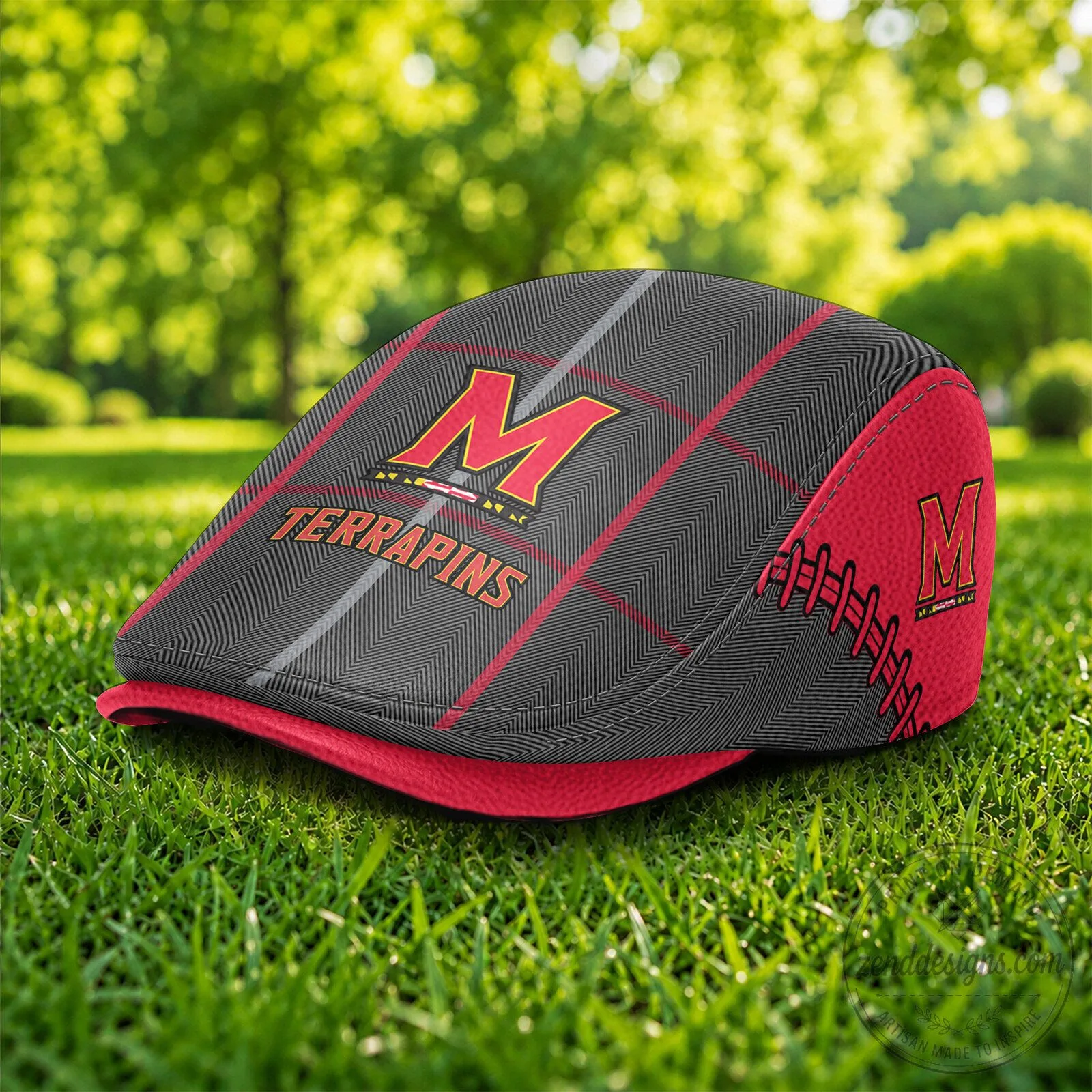 Maryland Terrapins NCAA Golf Flat Cap