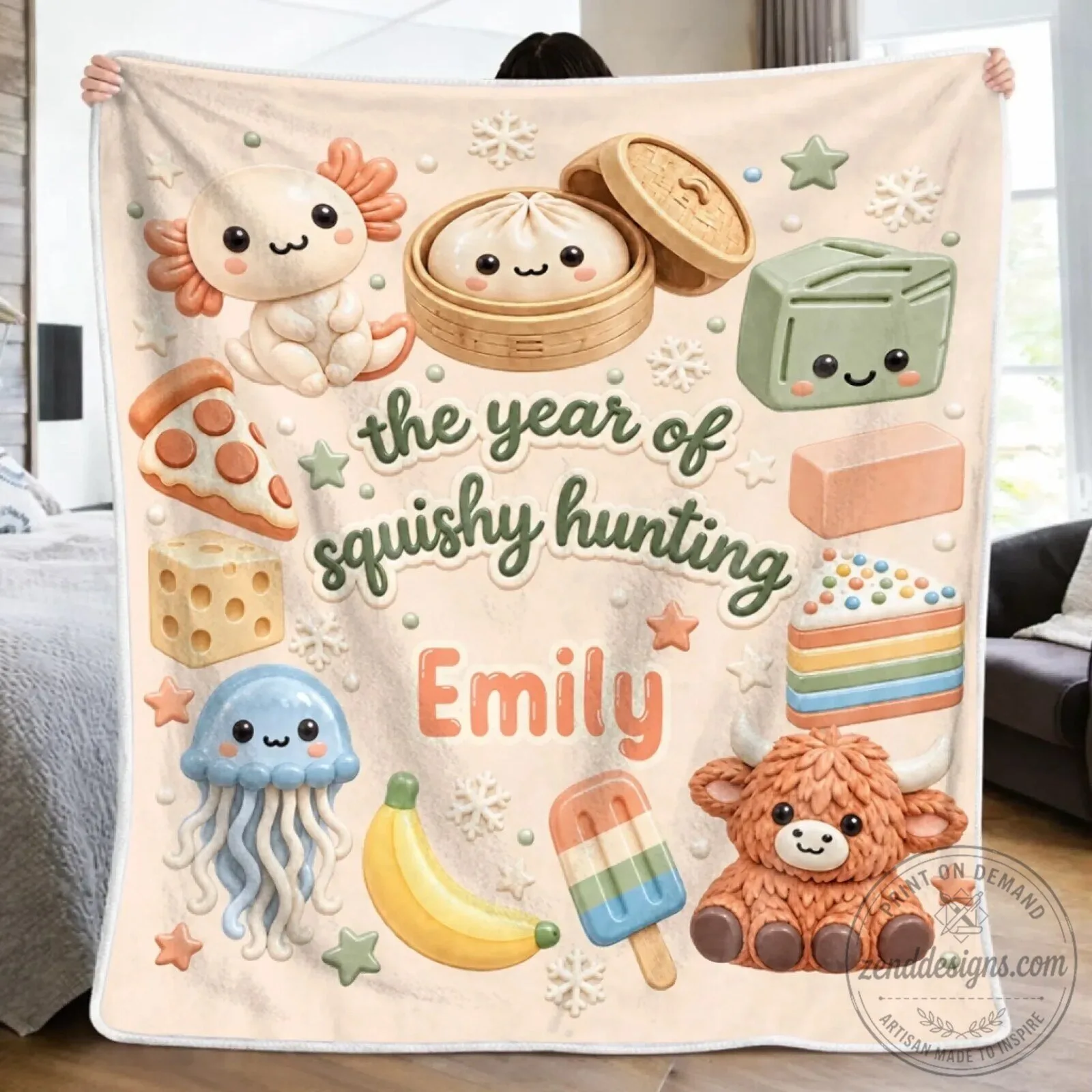 Personalized Squishy Hunting The Year Of Squishy Hunting Kids Blanket 11 Personalized Squishy Hunting The Year Of Squishy Hunting Kids Blanket