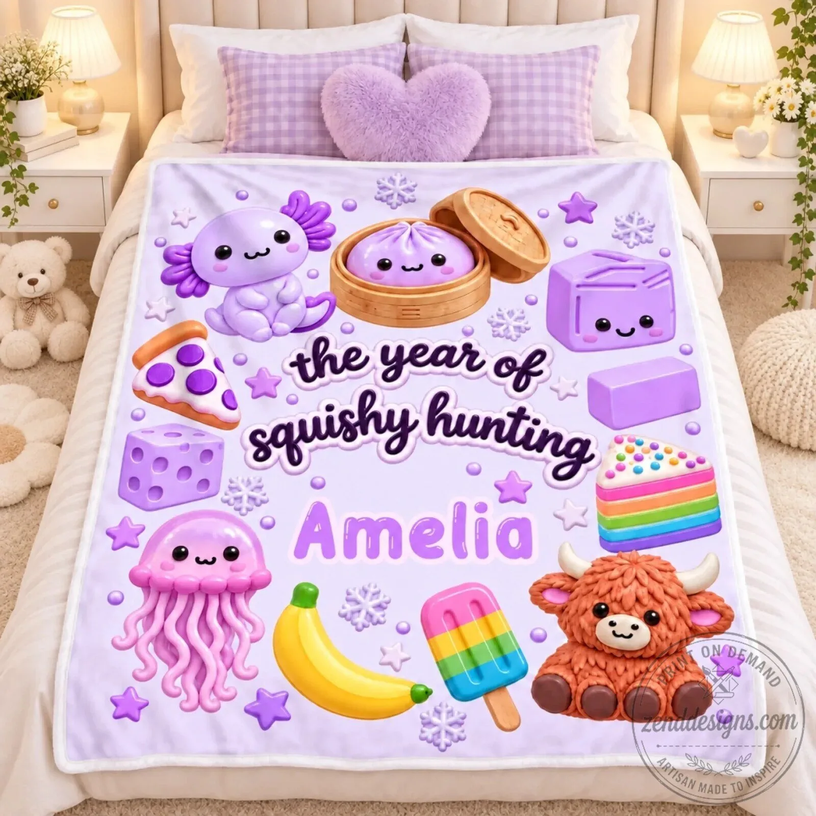 Personalized Squishy Hunting The Year Of Squishy Hunting Kids Blanket 12 Personalized Squishy Hunting The Year Of Squishy Hunting Kids Blanket