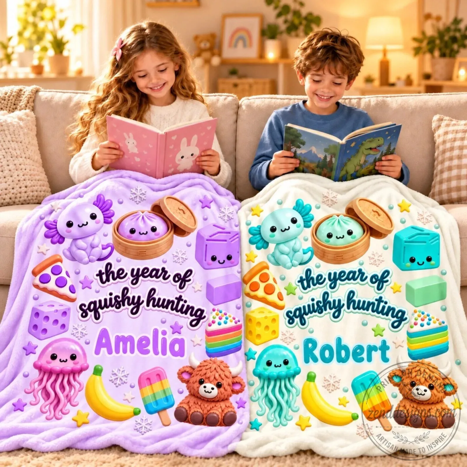 Personalized Squishy Hunting The Year Of Squishy Hunting Kids Blanket 15 Personalized Squishy Hunting The Year Of Squishy Hunting Kids Blanket