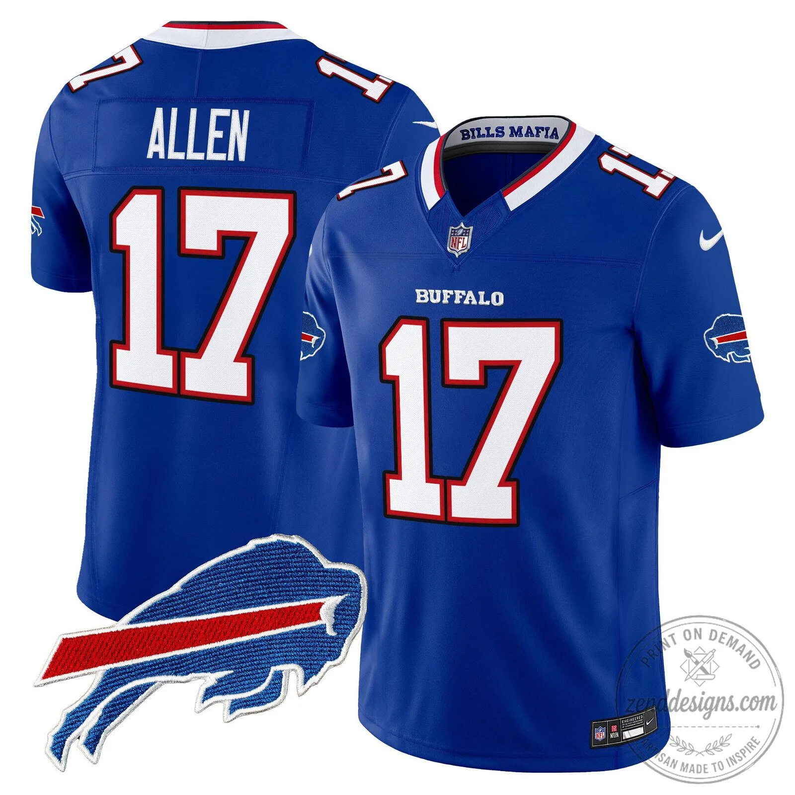 Buffalo Bills Josh Allen Vapor Limited Football Jersey 28 Buffalo Bills Josh Allen Vapor Limited Football Jersey