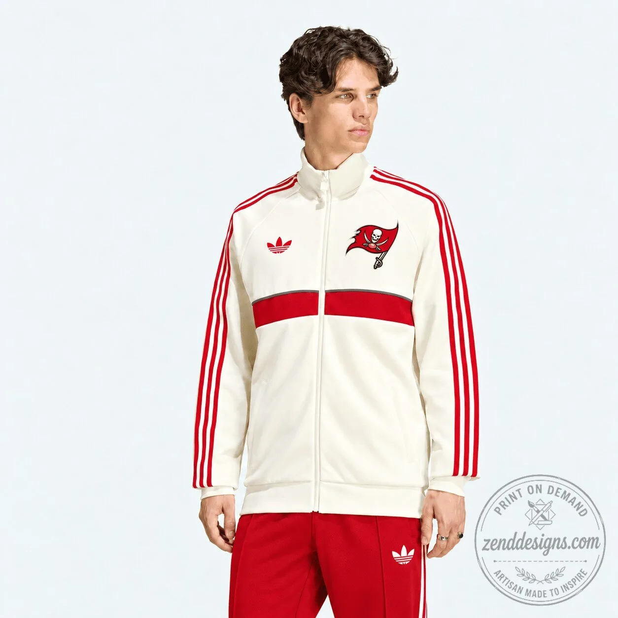 Tampa Bay Buccaneers Classic Team Spirit Full Zip Track Jacket