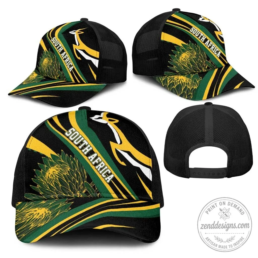 South Africa Springboks Rugby Team Protea Flower Baseball Cap 8 South Africa Springboks Rugby Team Protea Flower Baseball Cap