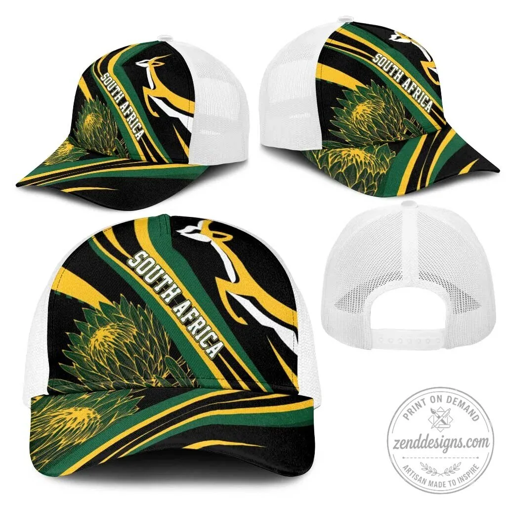 South Africa Springboks Rugby Team Protea Flower Baseball Cap 9 South Africa Springboks Rugby Team Protea Flower Baseball Cap