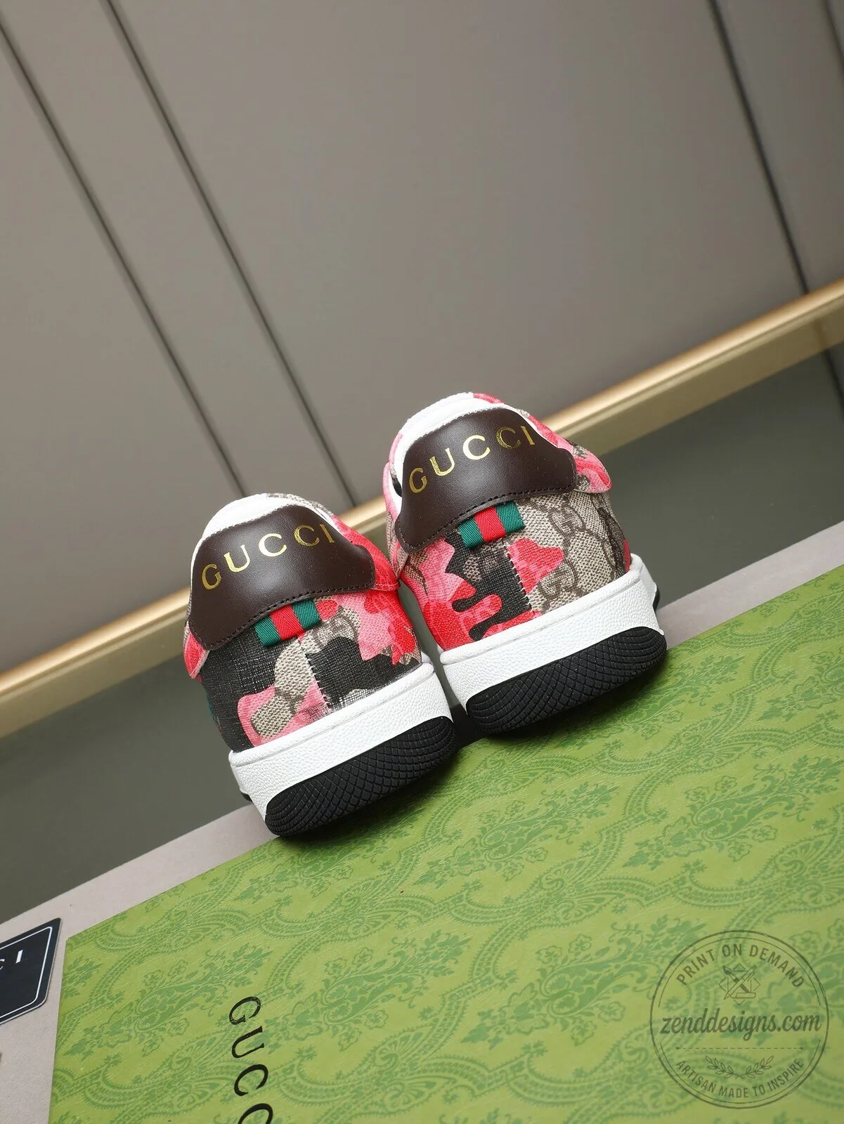 Gucci Floral Print Ace Sneakers for Women - Designer Low-Top Casual Shoes 7 Gucci Floral Print Ace Sneakers for Women - Designer Low-Top Casual Shoes