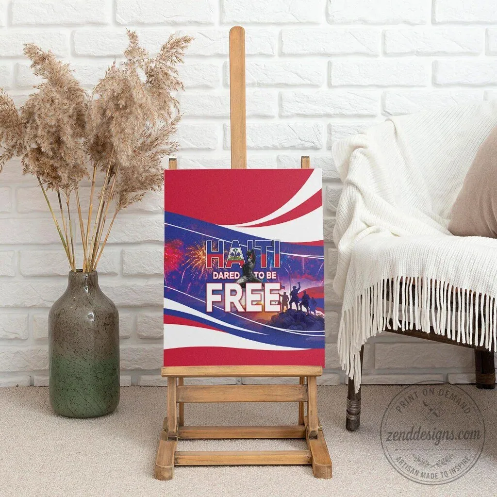 Haiti Dared To Be Free Independence Day Wall Art Canvas 9 Haiti Dared To Be Free Independence Day Wall Art Canvas