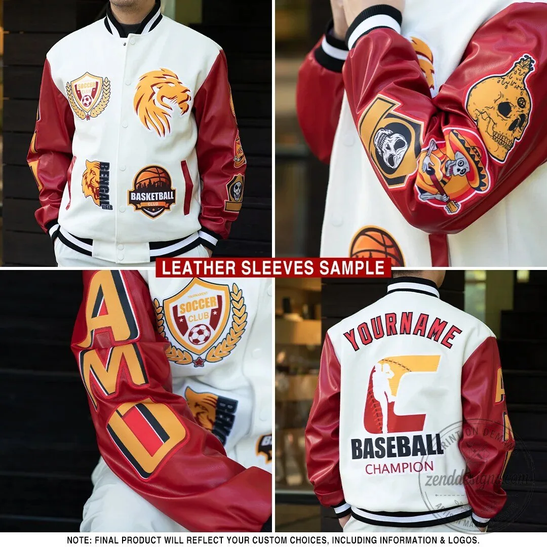 Custom Wild Western Rodeo Cowboy Bomber Jacket with Personalized Name and Number 7 Custom Wild Western Rodeo Cowboy Bomber Jacket with Personalized Name and Number