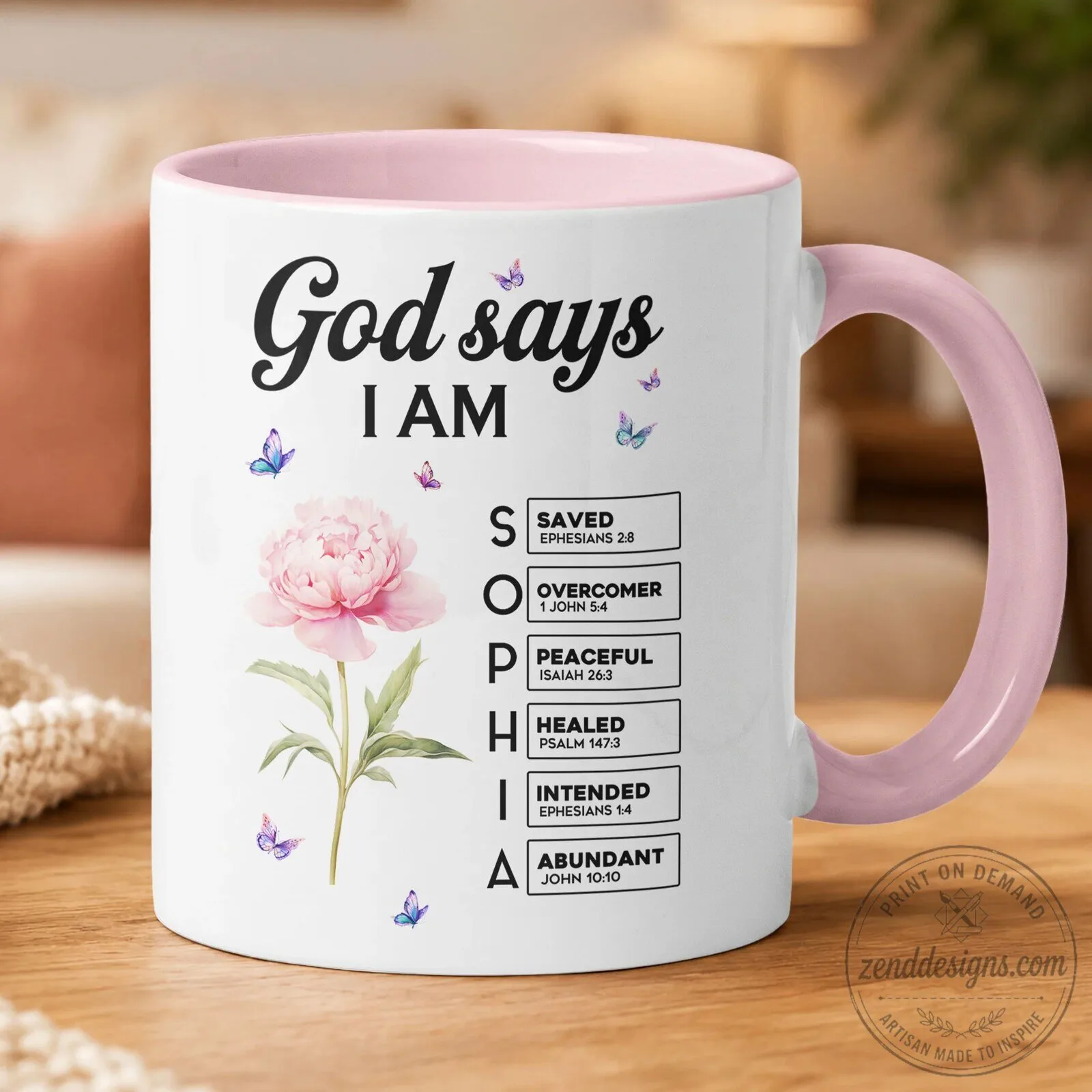 God Says I Am Bible Verse Christian Personalized Coffee Mug 11 God Says I Am Bible Verse Christian Personalized Coffee Mug