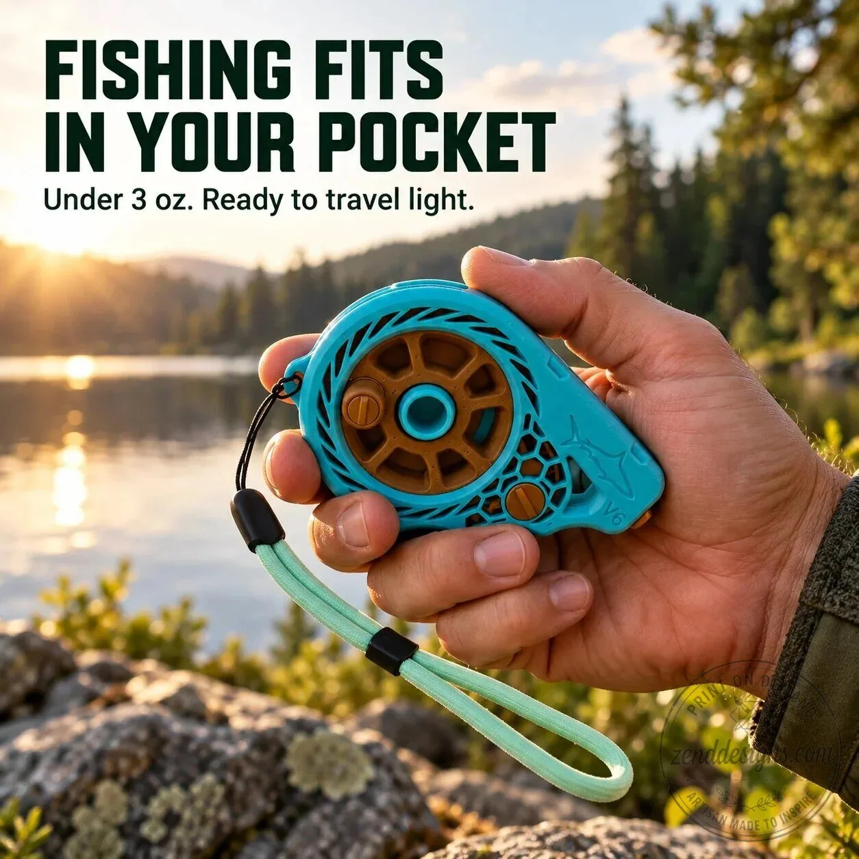 Nuvaro Outdoors Pocket-Size Water-Ready Rodless Handline Fishing Reel 9 Nuvaro Outdoors Pocket-Size Water-Ready Rodless Handline Fishing Reel