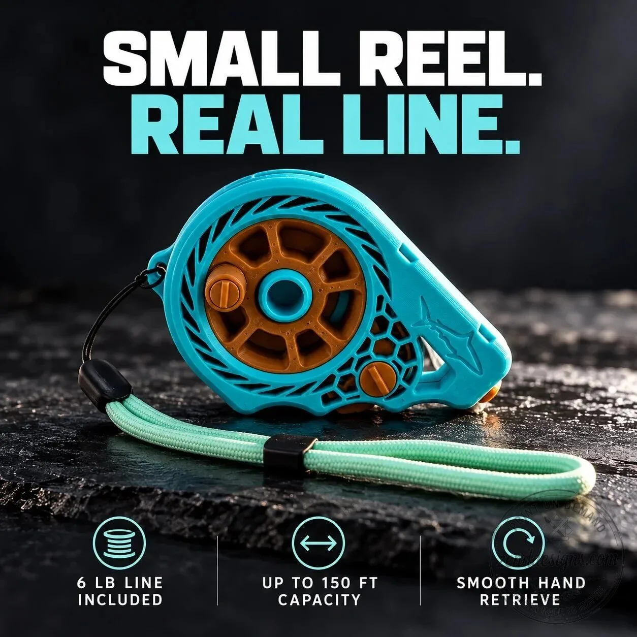 Nuvaro Outdoors Pocket-Size Water-Ready Rodless Handline Fishing Reel 10 Nuvaro Outdoors Pocket-Size Water-Ready Rodless Handline Fishing Reel