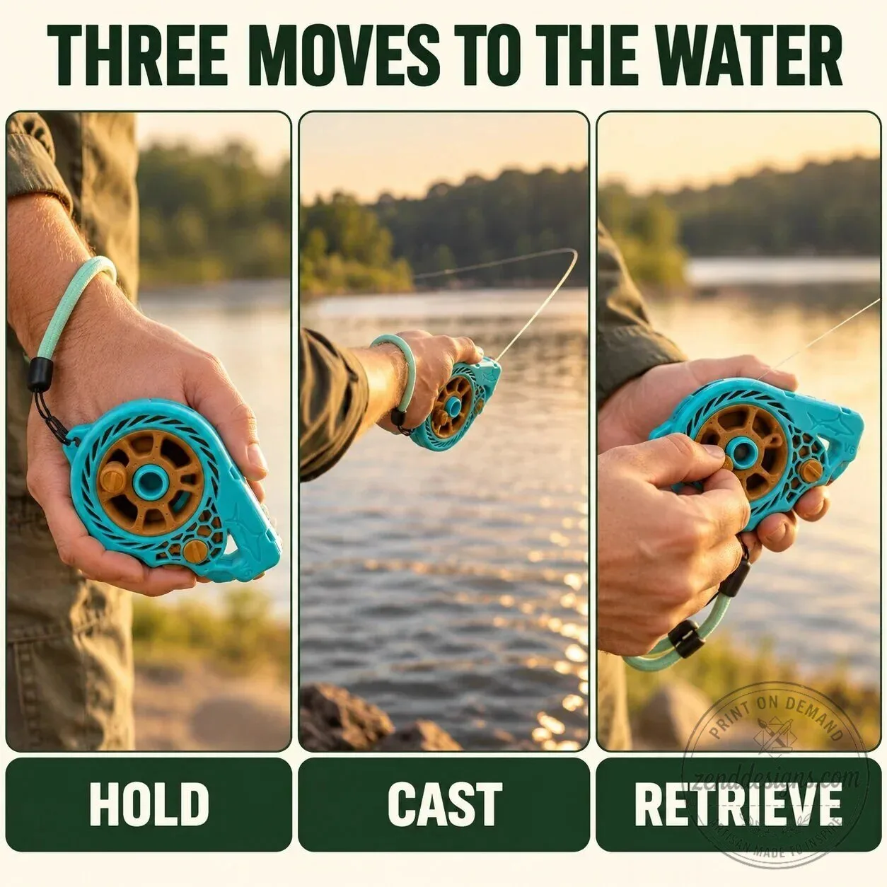 Nuvaro Outdoors Pocket-Size Water-Ready Rodless Handline Fishing Reel 11 Nuvaro Outdoors Pocket-Size Water-Ready Rodless Handline Fishing Reel