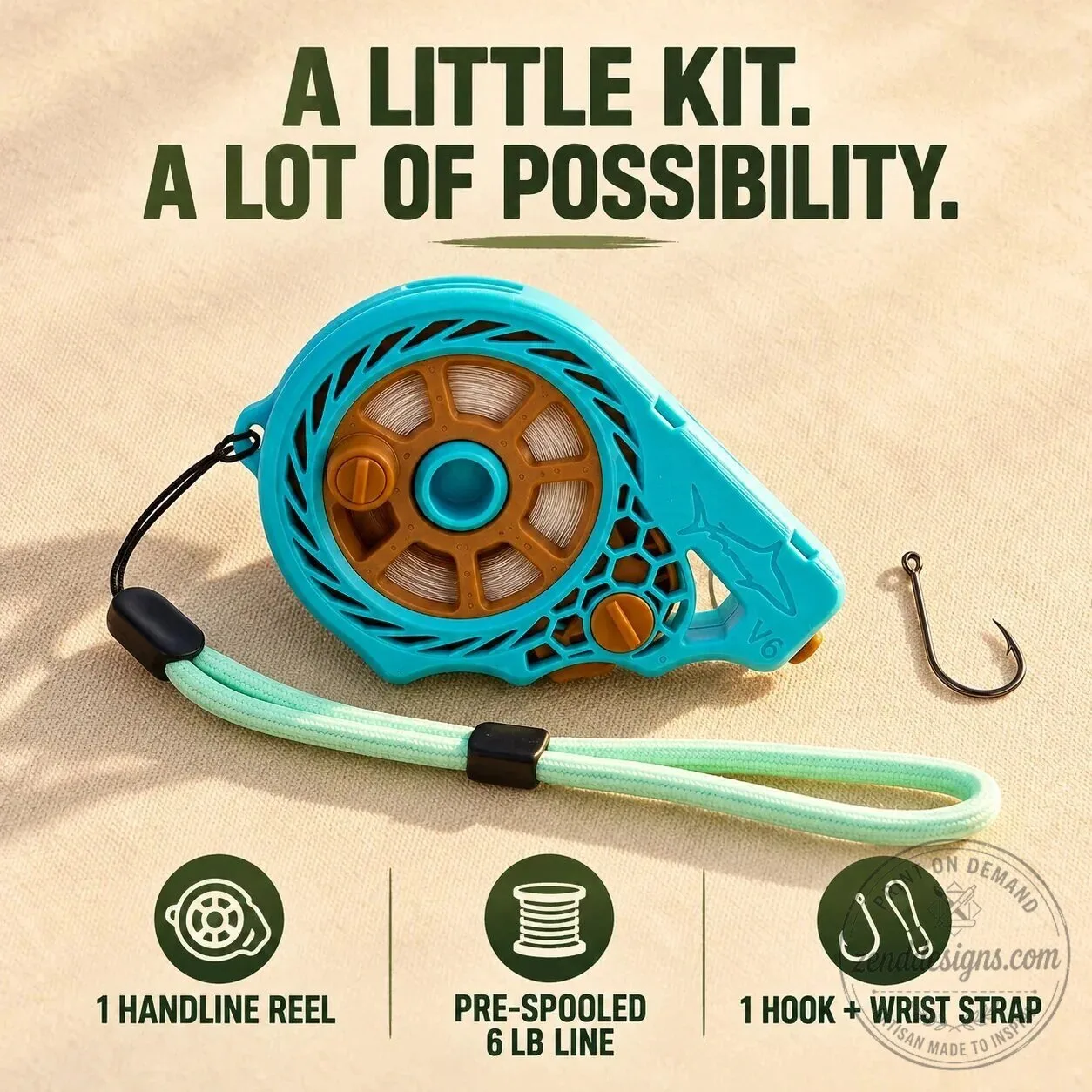 Nuvaro Outdoors Pocket-Size Water-Ready Rodless Handline Fishing Reel 13 Nuvaro Outdoors Pocket-Size Water-Ready Rodless Handline Fishing Reel
