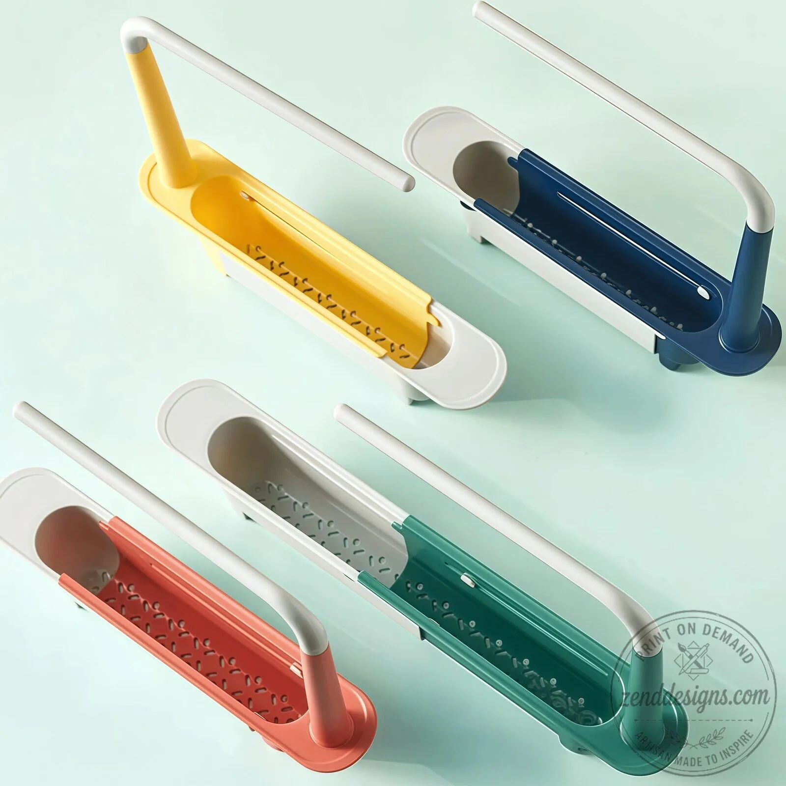 Adjustable Telescopic Sink Storage Rack Kitchen Organizer