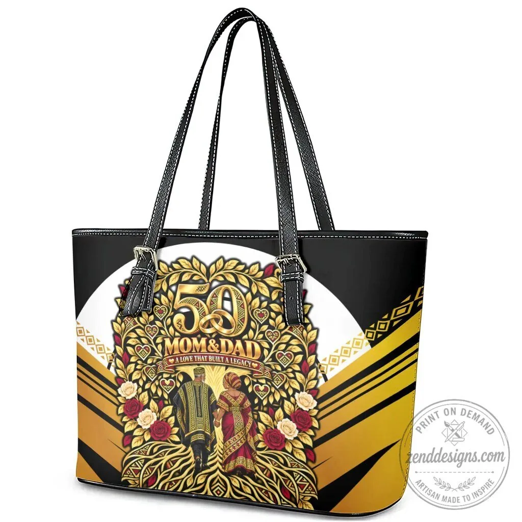 African 50th Anniversary Mom and Dad Love That Built A Legacy Tote Bag 6 African 50th Anniversary Mom and Dad Love That Built A Legacy Tote Bag