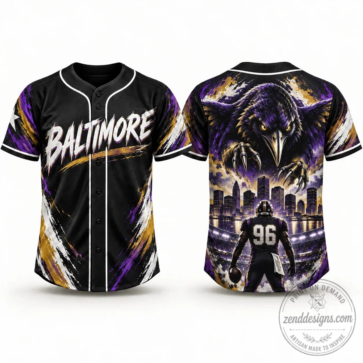 Dallas City Style Game Day Baseball Jersey 40 Dallas City Style Game Day Baseball Jersey