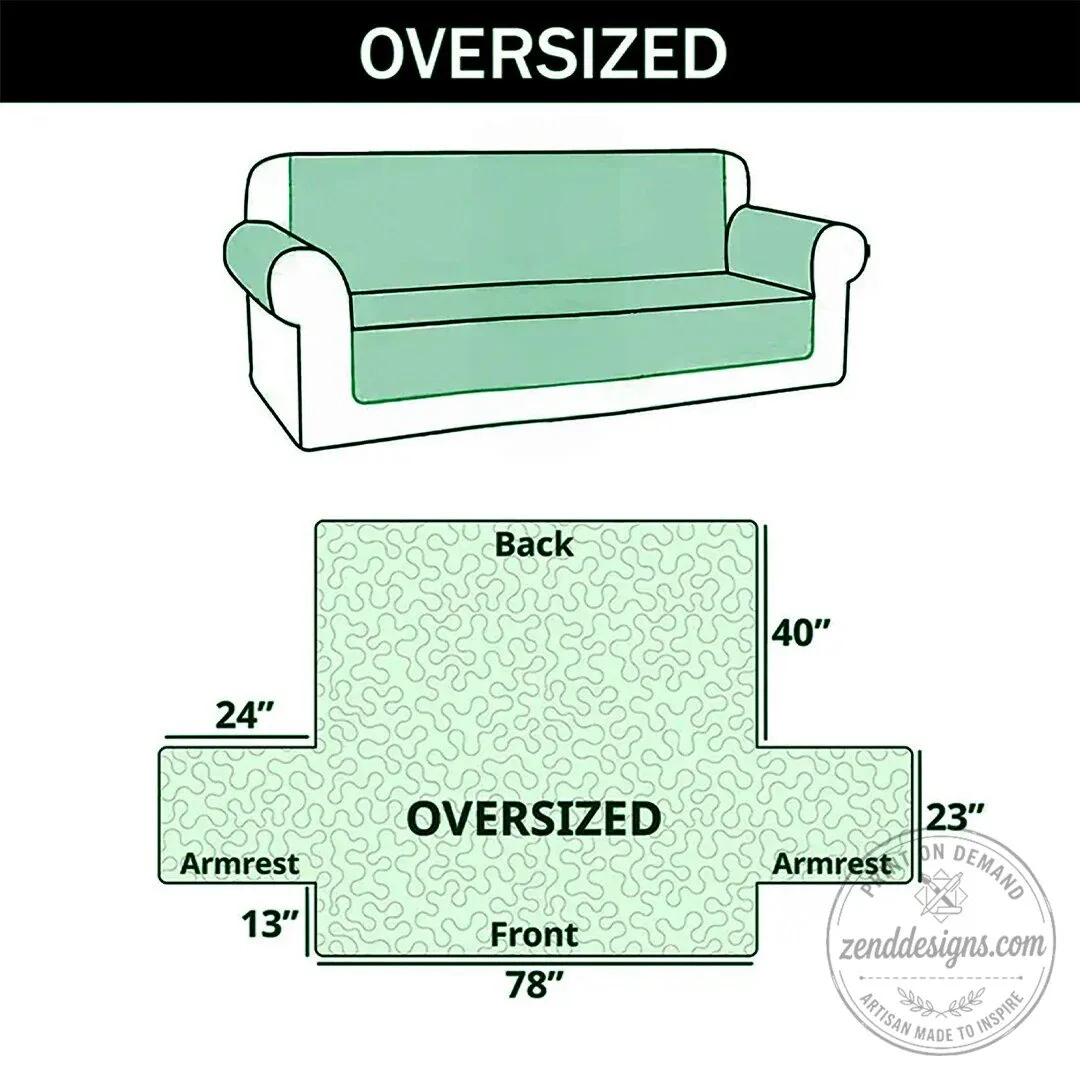 Black Cats Sunlit Meadow Quilted Sofa Cover Furniture Protector 14 Black Cats Sunlit Meadow Quilted Sofa Cover Furniture Protector