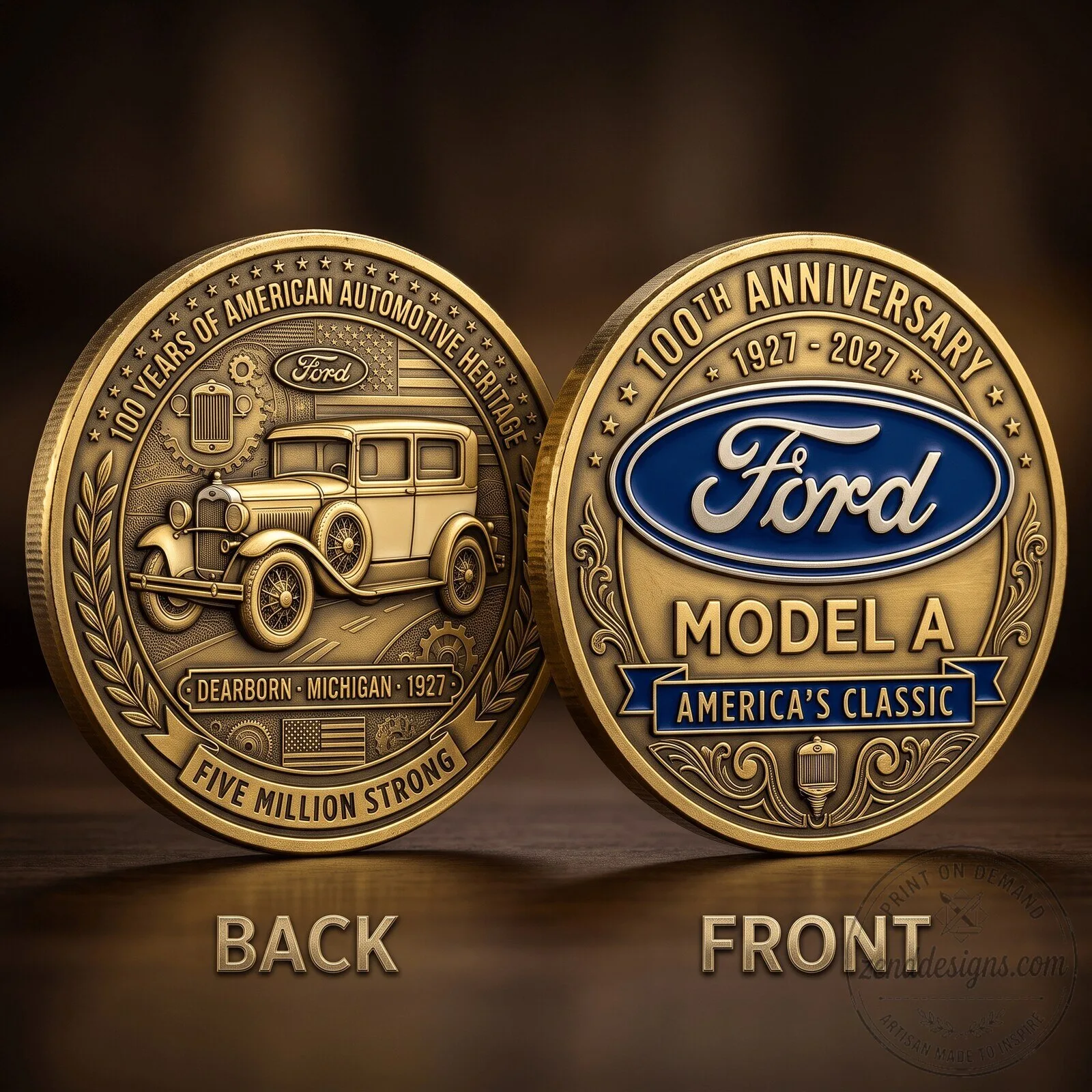 Ford Model A 100th Anniversary American Automotive Heritage Commemorative Coin