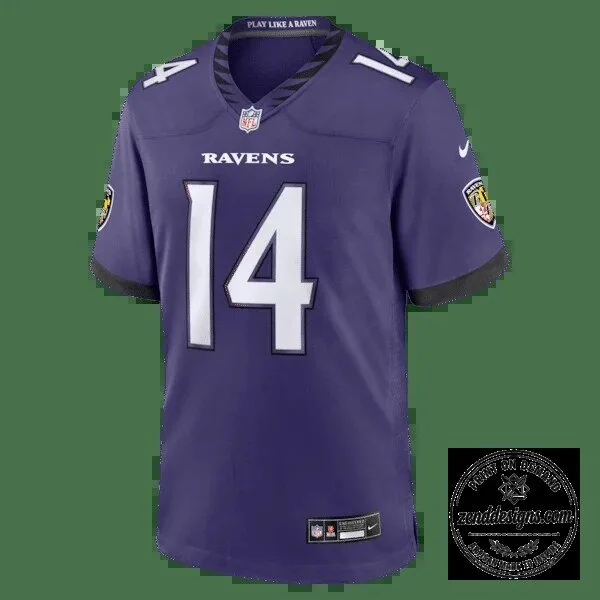 Kyle Hamilton Baltimore Ravens Football Jersey Purple 21 Kyle Hamilton Baltimore Ravens Football Jersey Purple