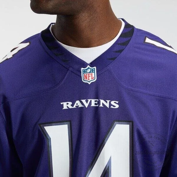Kyle Hamilton Baltimore Ravens Football Jersey Purple 23 Kyle Hamilton Baltimore Ravens Football Jersey Purple