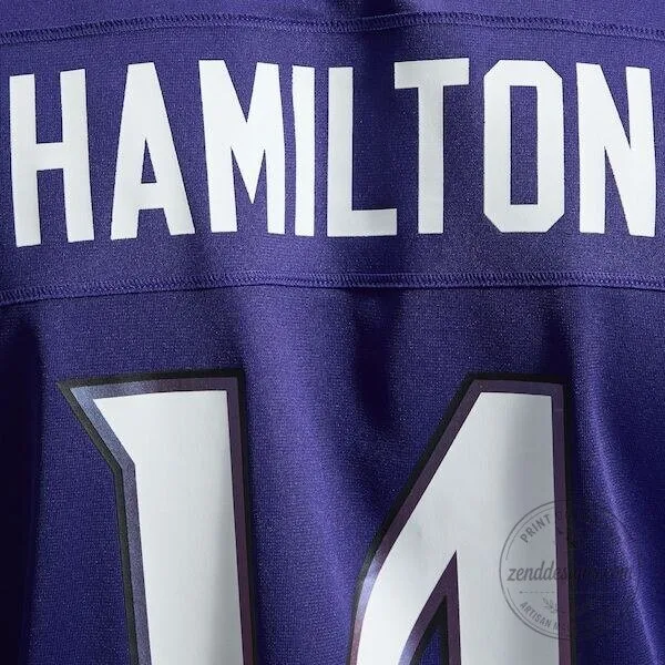 Kyle Hamilton Baltimore Ravens Football Jersey Purple 26 Kyle Hamilton Baltimore Ravens Football Jersey Purple