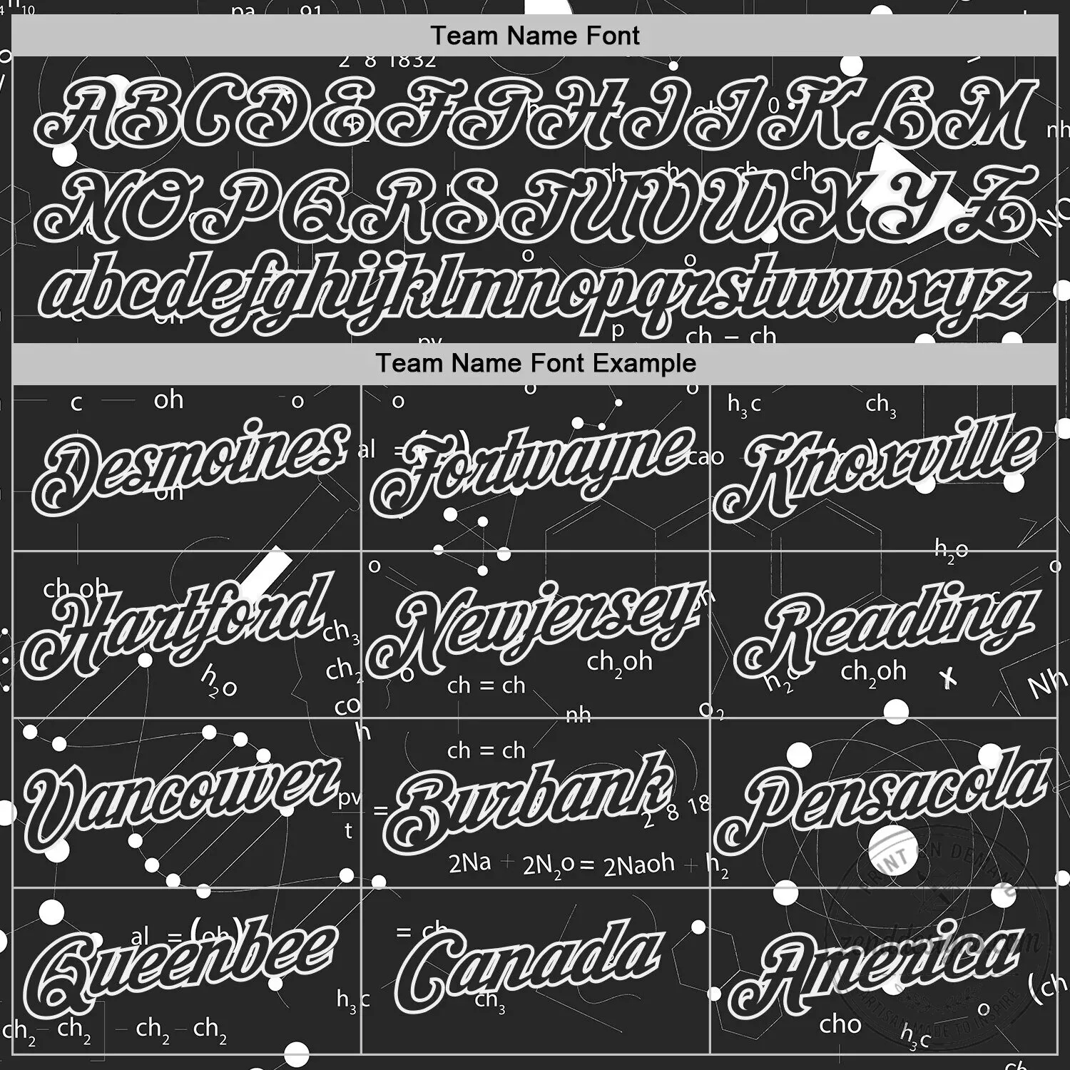 Science Chemical Formula Black White Custom Name Number Hoodie 11 Science Chemical Formula Black White Custom Name Number Hoodie