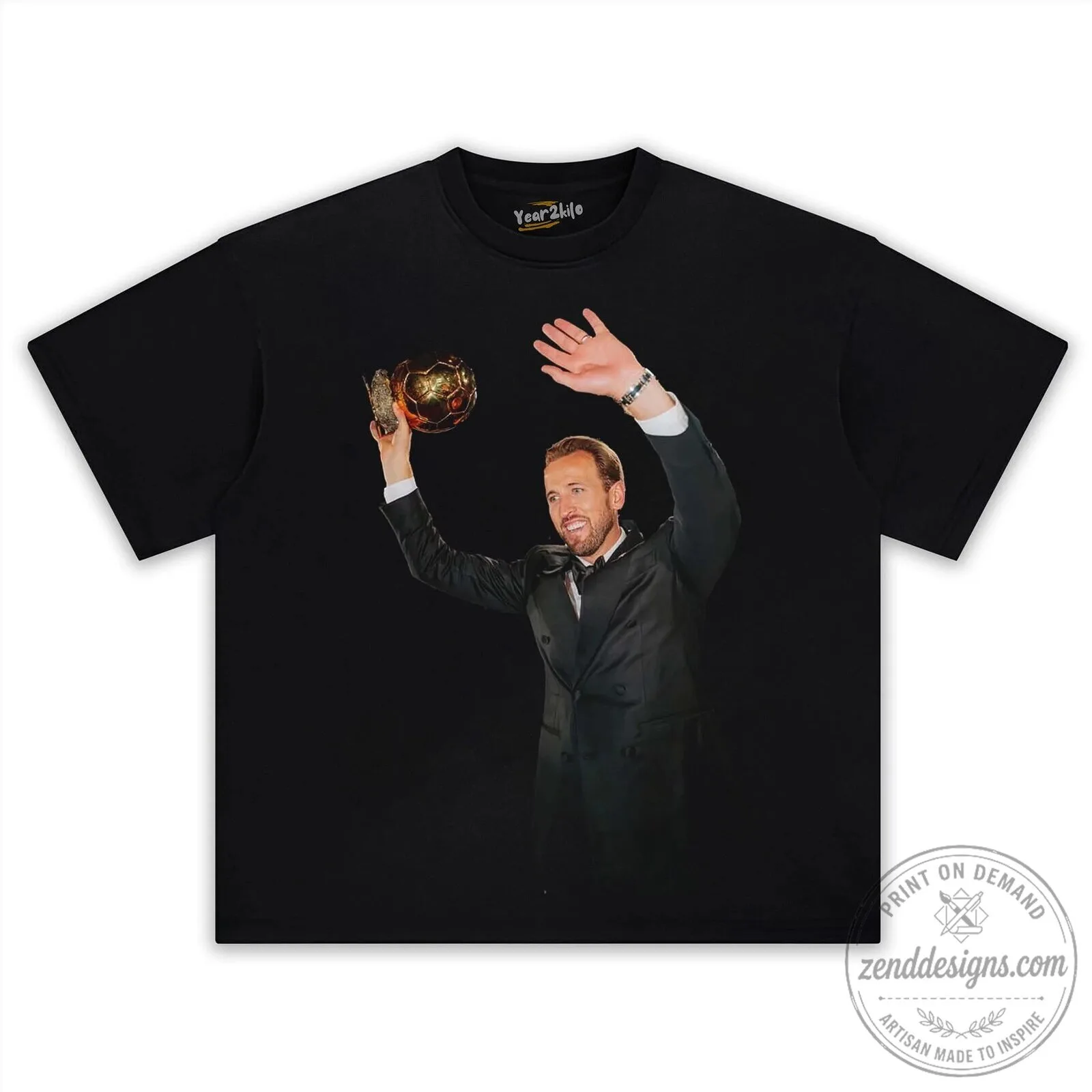 Harry Kane Golden Boot Award Celebration Football Fan T-Shirt