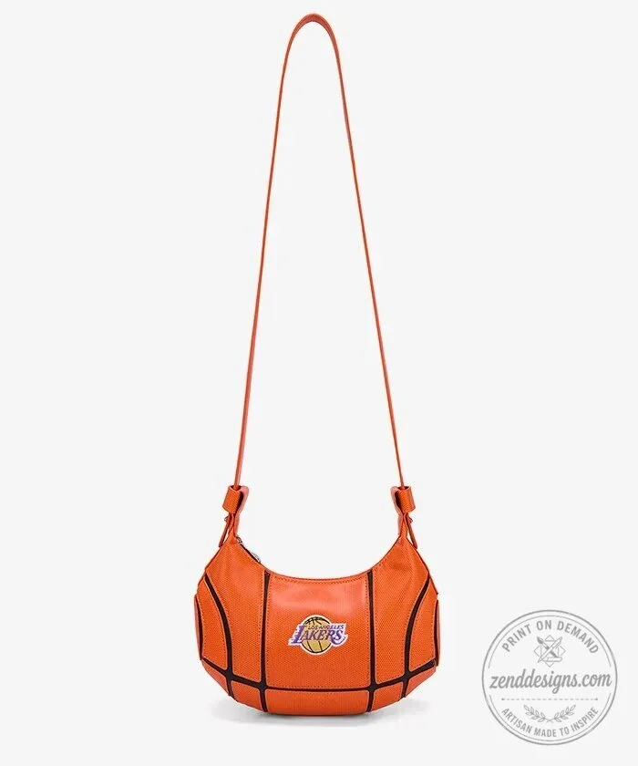 Los Angeles Lakers Basketball Hobo Bag for Women 33 Los Angeles Lakers Basketball Hobo Bag for Women