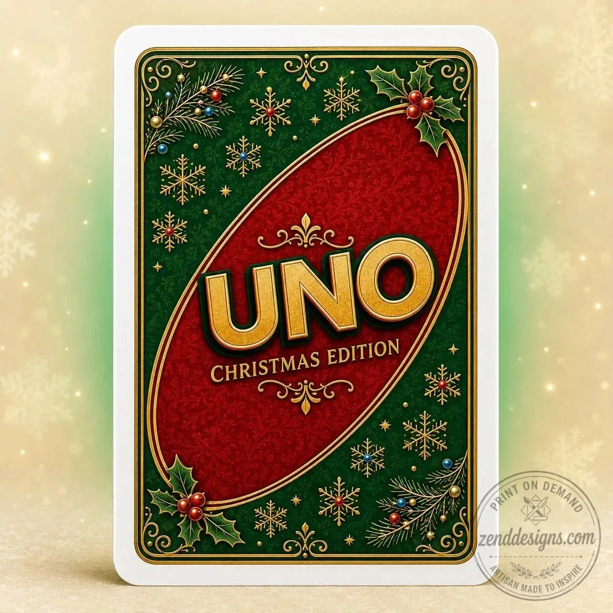 Christmas Edition UNO Card Game Holiday Family Fun with 112 Festive Cards 12 Christmas Edition UNO Card Game Holiday Family Fun with 112 Festive Cards